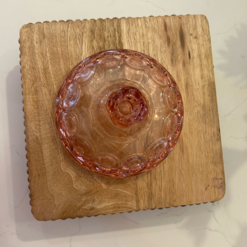 Pink Moon and Stars Covered Compote Candy Dish - Picture 4 of 8